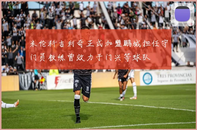 米伦科吉利奇正式加盟鹏城担任守门员教练曾效力于门兴等球队