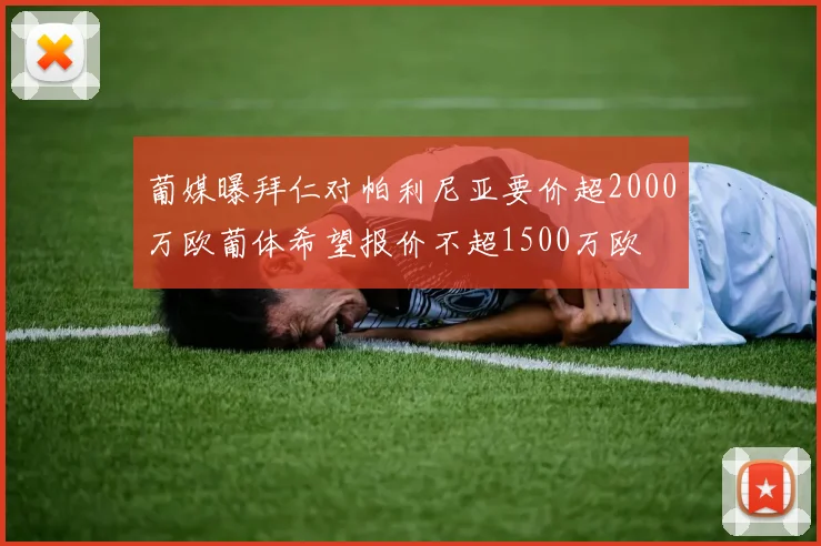葡媒曝拜仁对帕利尼亚要价超2000万欧葡体希望报价不超1500万欧